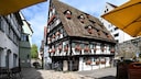 The "Schiefes Haus" hotel is located in the Fishermen's Quarter of the Danube city of Ulm.