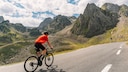 Cyclists in the French Pyrenees