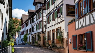 Half-timbered houses in Schiltach in the Kinzig Valley, Black Forest, Baden-Württemberg, Germany, Europe