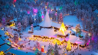 The Christmas market in Rovaniemi has the best chance of snow among all European markets.