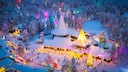 The Christmas market in Rovaniemi has the best chance of snow among all European markets.