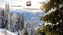 The "FlemX" in the Swiss Ski Resort Flims Laax