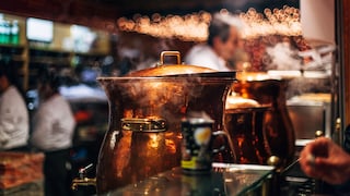 A mug of what is likely Germany's most expensive mulled wine costs a hefty 18 euros (stock photo).