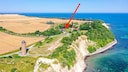 Near the lighthouse and the famous chalk cliffs at Cape Arkona on Rügen stands the old weather station.
