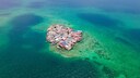 On the tiny island of Santa Cruz del Islote, about 900 people live.