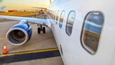A man couldn't believe his eyes when he was served dinner in first class on a United Airlines flight.