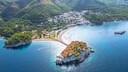 Sveti Stefan in the Adriatic, Montenegro