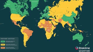 The Female Travel Safety Map by travel security companies Safeture and Riskline indicates where it will be safe and where it will be dangerous for solo female travelers in 2026.