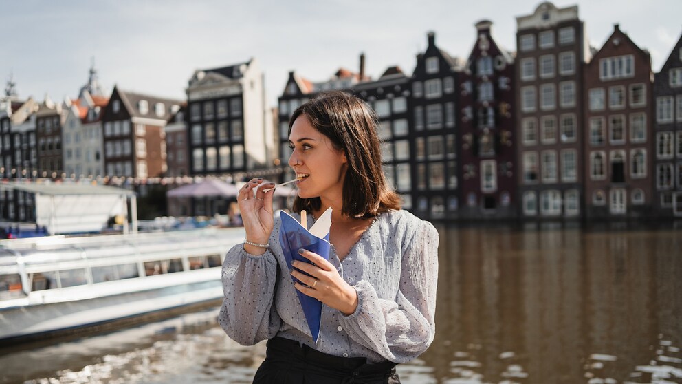 Woman in Amsterdam