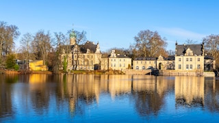 The place Klein Glienicke as seen from the water—it was once a notorious East German enclave.
