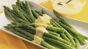 Hollandaise sauce pairs particularly well with asparagus.