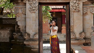 Woman in a Sarong in Bali