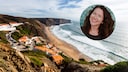 What is it like to live where others vacation? Our author shares her experiences living in Portugal (pictured: the popular Praia da Arrifana in the Algarve).