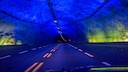 Light Show in the Laerdal Tunnel