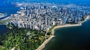 English Bay Beach in Vancouver, Canada's coastal metropolis