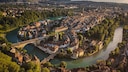 Swimming in the Aare River in Bern
