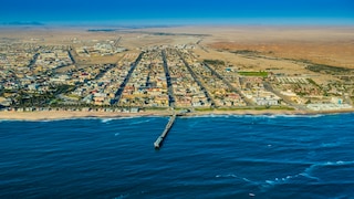 The city beach of Swakopmund in Namibia