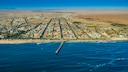 The city beach of Swakopmund in Namibia