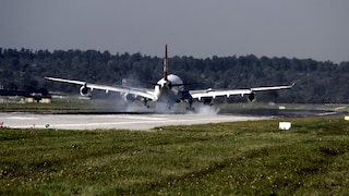 Hard Landing of an Airplane