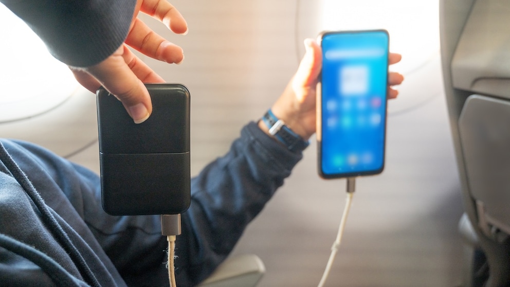 Many airlines prohibit the use of power banks on flights.