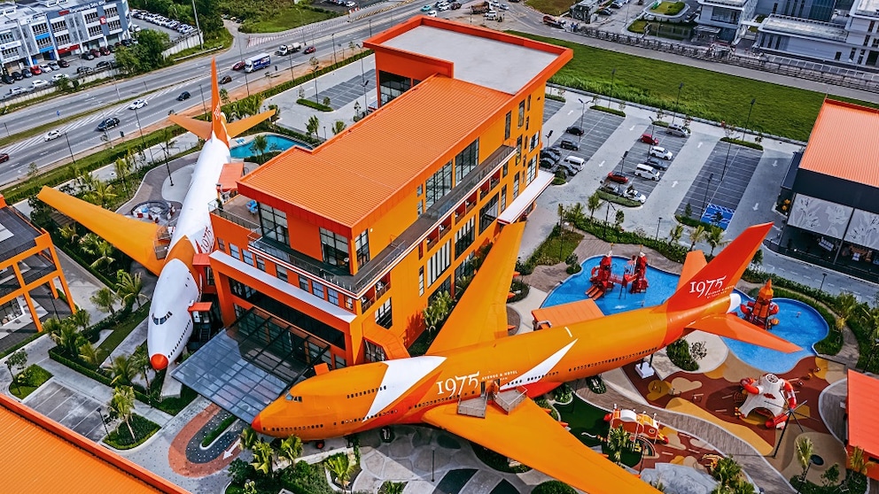 Luxury Hotel in an Airplane