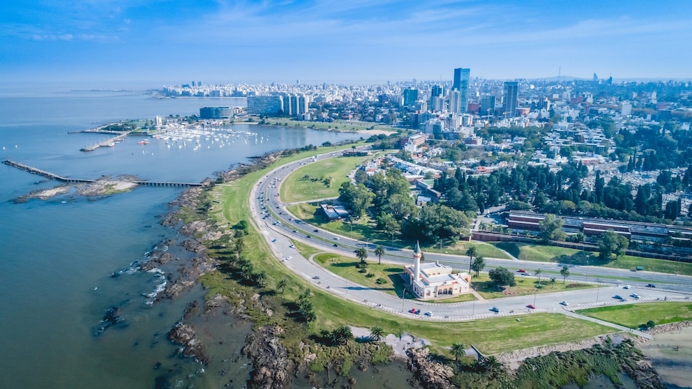 Montevideo's Coast in Uruguay